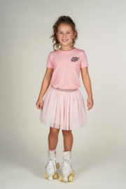 Moodstreet-Meisjes   RAEVEN glitter tule rok-Roze blos
