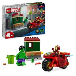 LEGO-Super Heroes Iron man met motor en de hulk-76287