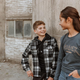 No Way Monday-Meisjes Sweater ls-Navy