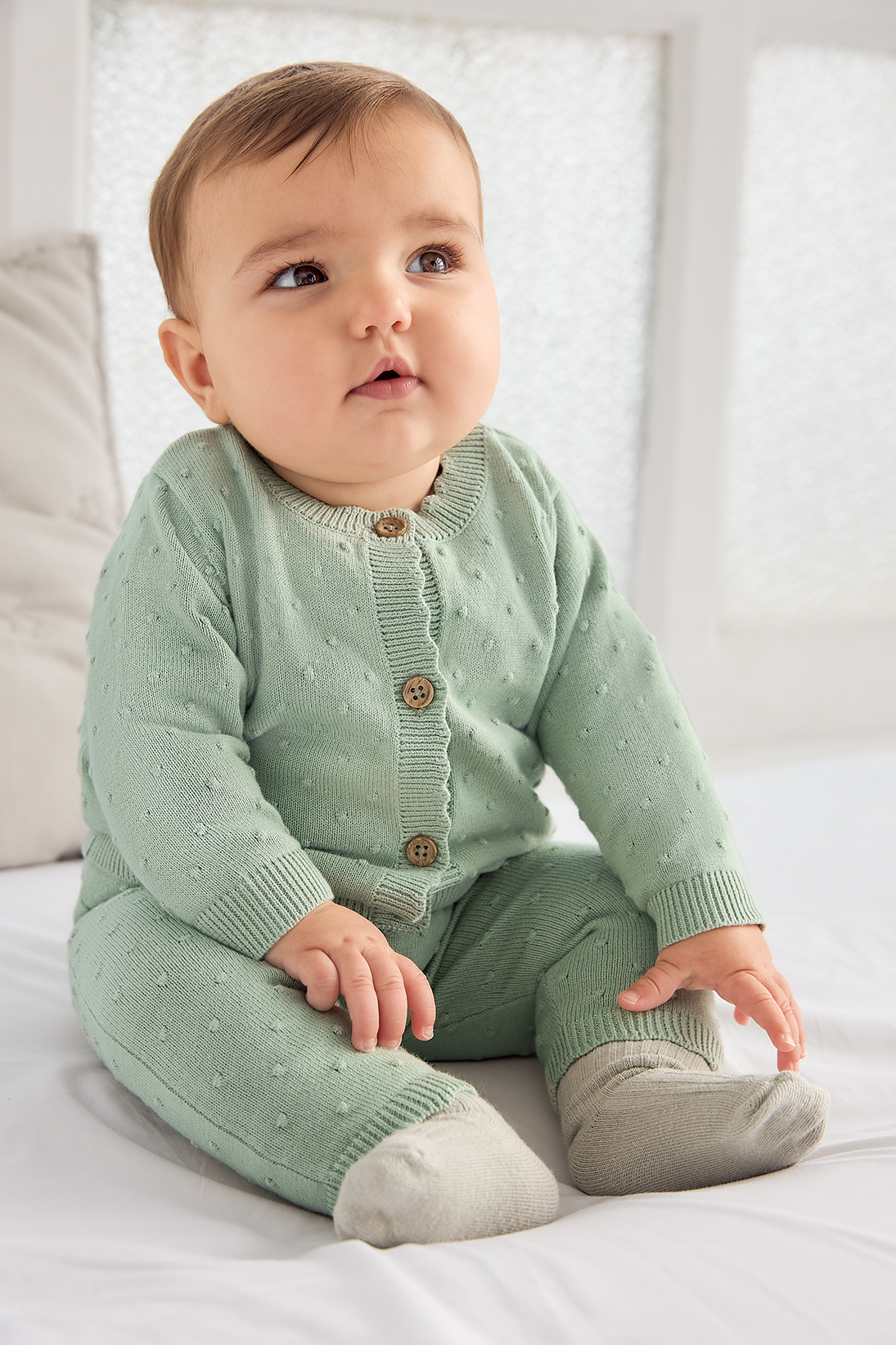 Blue Seven-Baby meisjes vest-Aqua