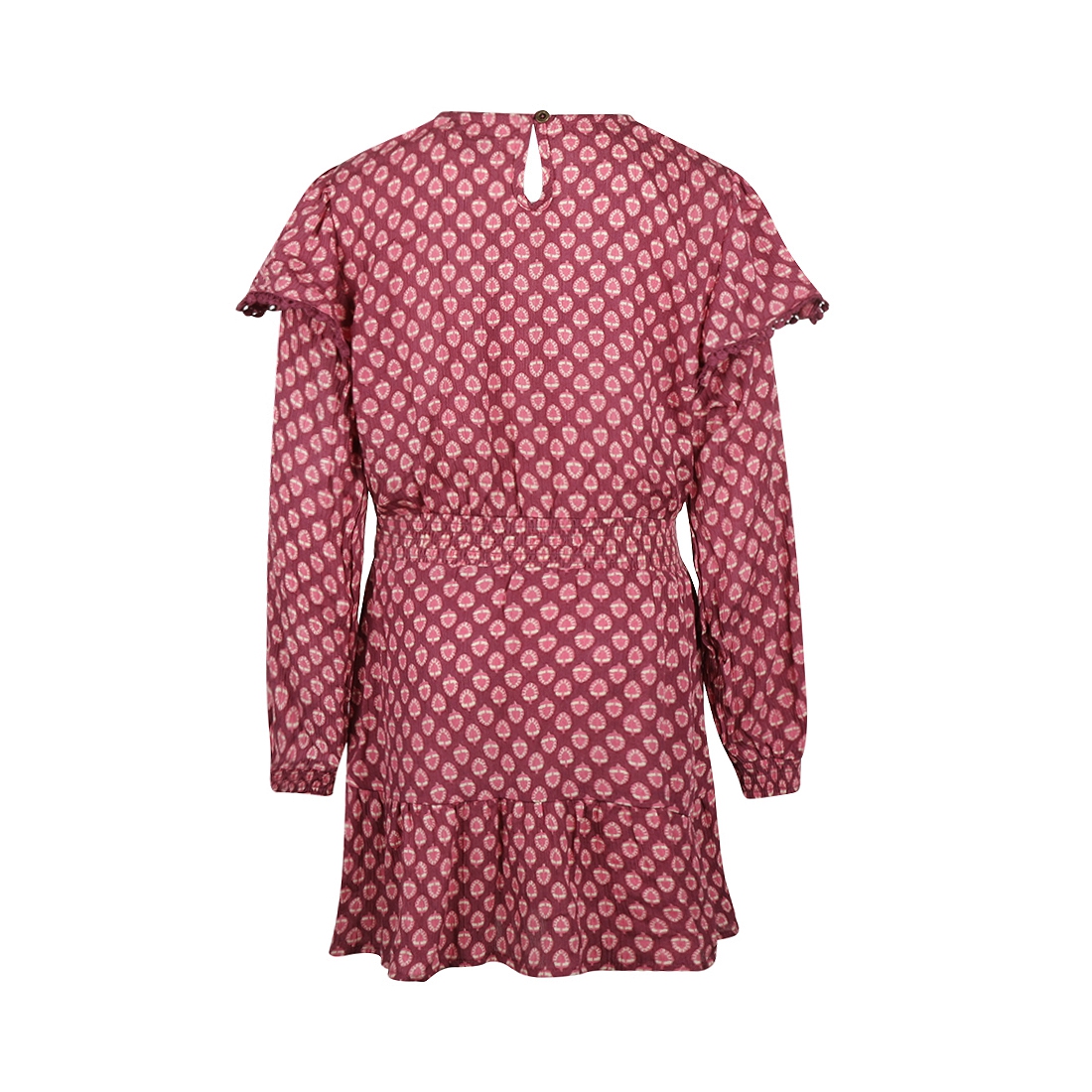 No Way Monday-Meisjes  Jurk Ls-Burgundy