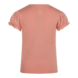 Koko Noko-Meisjes t-shirt ss-Koraal roze