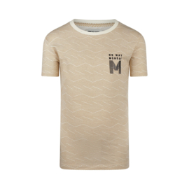 No Way Monday-Jongens  T-shirt ss-Wit