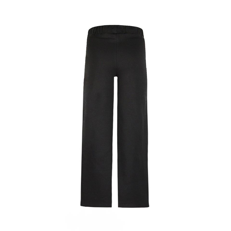 No Way Monday-Meisjes  Joggingbroek met wijde pijpen-Zwart