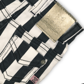 Girls Shorts- Koko Noko-Stripes + black + white