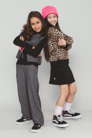Moodstreet-Meisjes RISA sweat skirt-Zwart