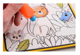 Magisch tekenblok met waterkwast- meerdere kleuren