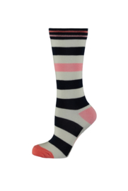 Bampidano-Junior Girls knee high socks Diore NATURE-indio stripe