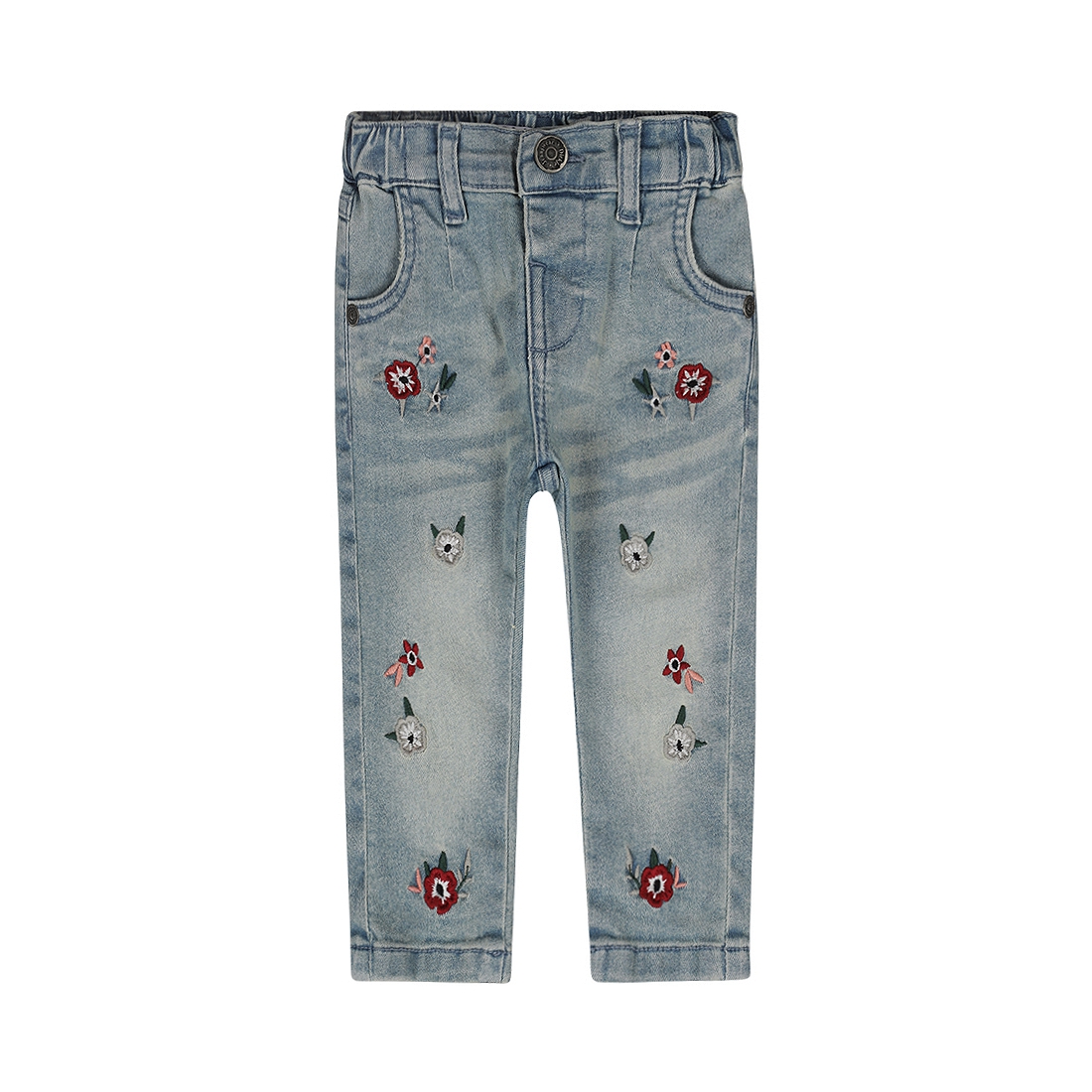 Dirkje-Meisjes Jeans Broek-Blauw