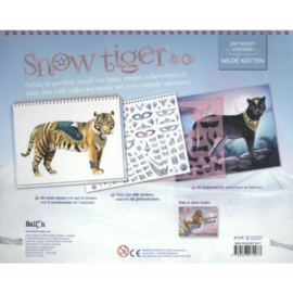 Snow tiger & Co - Wilde katten-C-White-blue