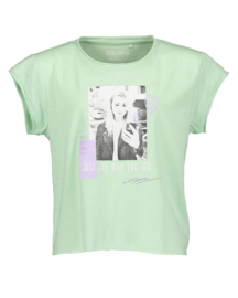 Blue Seven-Meisjes t-shirt-Licht groen