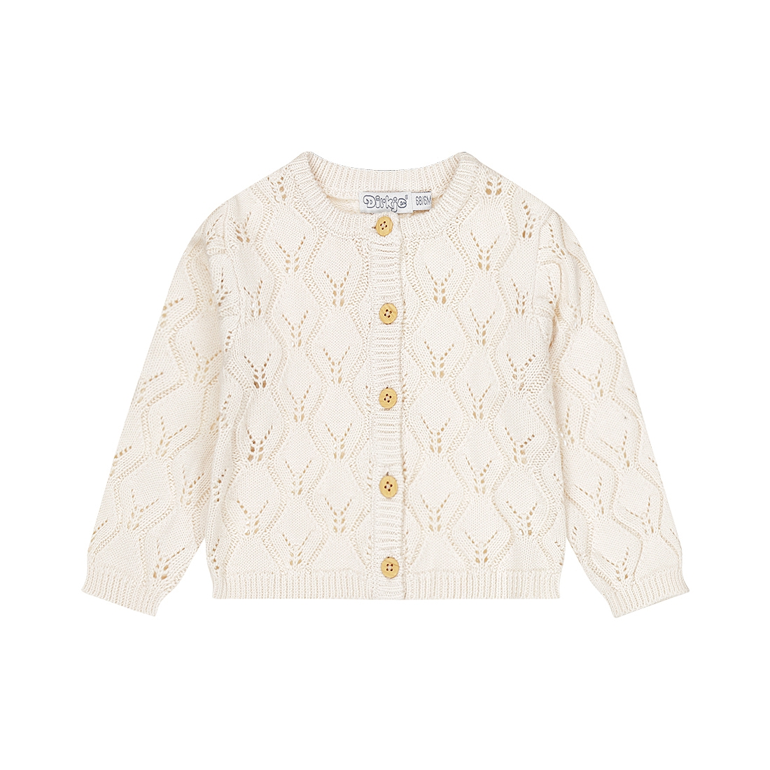 Dirkje-Meisjes vest-Off white