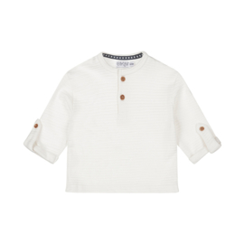 Dirkje-Jongens T-shirt lange mouw- Wit