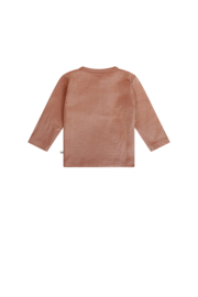 Petite Maison-Ko t-shirt Longsleeve with placket-Caramel