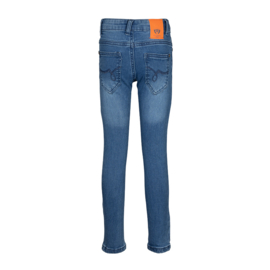 Dutch Dream Denim-Jongens Jeans broek-MVUA-extra slim fit-Mid Blauw
