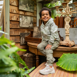Koko Noko-Jongens Jogging broek- Vervaagd groen