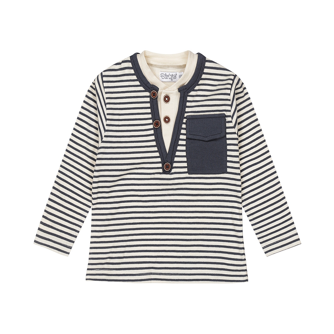 Dirkje-Jongens T-shirt l.s- Navy