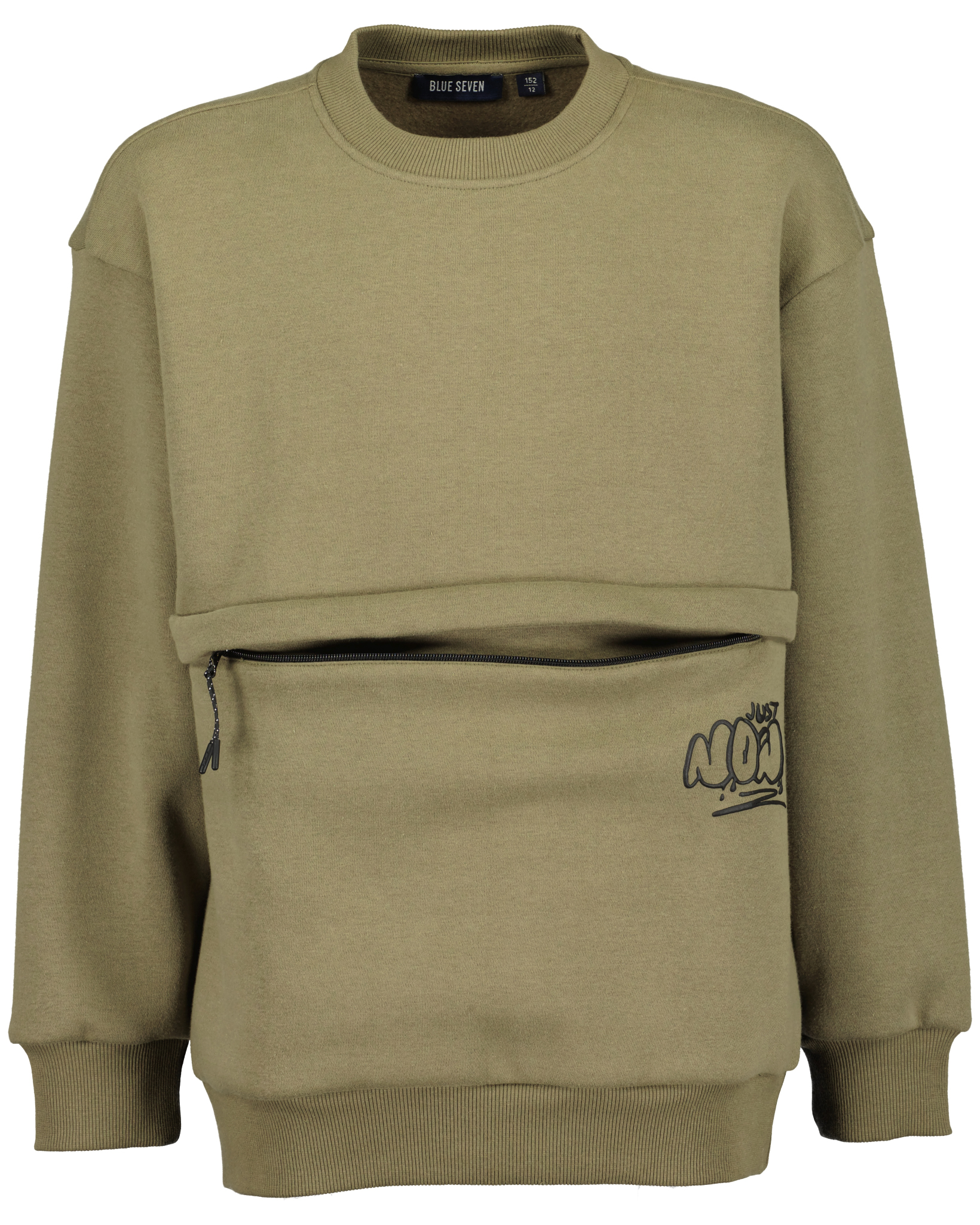 Blue Seven -Jongens Sweater-Khaki