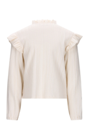Moodstreet-Meisjes   AKIRA ruffles & bows blouse-Warm White