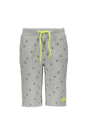 Bampidano-Kids Boys sweat shorts allover print-grey melee AO