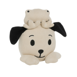 Frogs and Dogs-Fred & Daisy Knuffel 25 CM-Gebroken Wit
