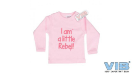 VIB-Girls T-Shirt I AM A LITTLE REBEL!-Rose