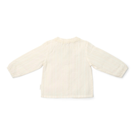 Little Dutch-Meisjes blouse lange mouw-Off white