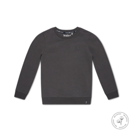 Koko Noko-Jongens sweater-Neill- ls- Bio Cotton-Grijs