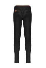 Nobell-SeclerB pants twill striped punta-Jet Black