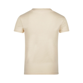 Koko Noko-Meisjes T-shirt ss vierkant-Beige