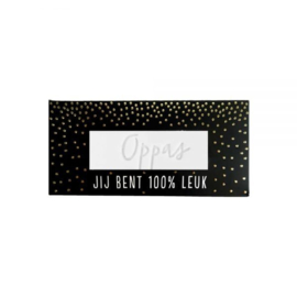 100% Leuk-Complimenten zeep – Oppas-Black
