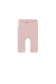 Petite Maison-Seg rib jersey broek- Pastel roze
