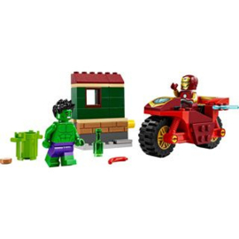 LEGO-Super Heroes Iron man met motor en de hulk-76287