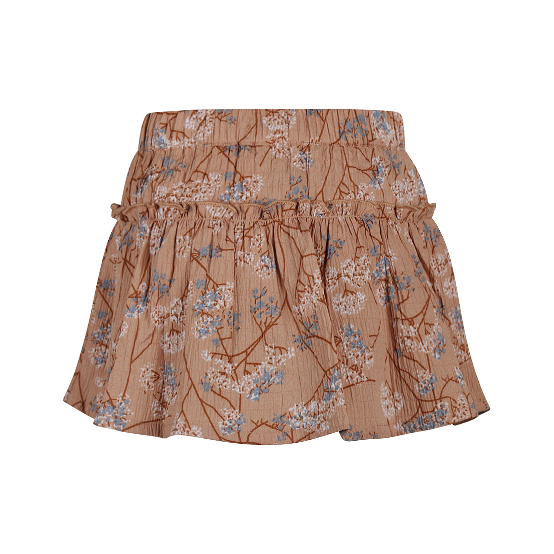 Koko Noko-Meisjes Rok met korte broek-Caramel bruin