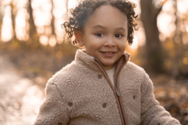 Little Dutch -Jongens Teddy vest-Taupe