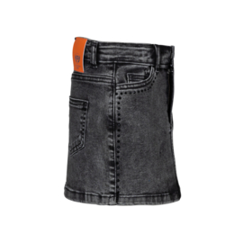 Dutch Dream Denim-Meisjes rok- kort- Inzi met studs-Grijs