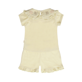 Dirkje-Meisjes 2 pc set, Top, Shorts-Zand