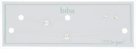 Love to give set Smileys- Biba- silver