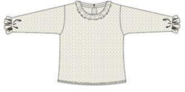 Ducky Beau-Meisjes blouse-Wit