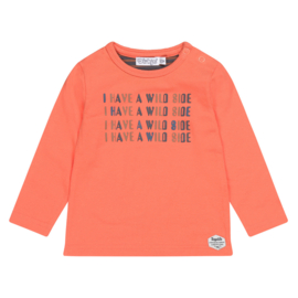 Dirkje-Jongens t-shirt ls-Oranje