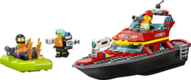 LEGO City Brandweer Reddingsboot Brand-60373-Multi Color