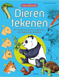 Deltas-Handboek dieren tekenen- Blue