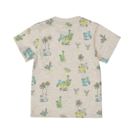 Dirkje-Jongens T-shirt Korte mouw- Off Wit