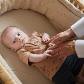 Dirkje-Jongens 2delig babypakje ss-Bruin
