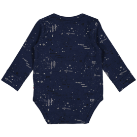 Vingino -Jongens romper Peri Baby-Donker blauw