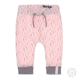 Dirkje-Baby Meisjes broek Bio Cotton-Licht roze