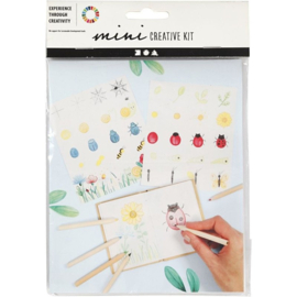 Creotime-Mini Creative Kit-insecten-multi color