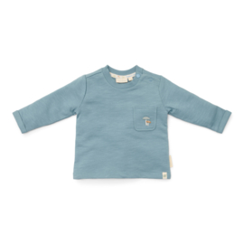 Little Dutch - T-shirt ls-Steen blauw