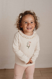 Little Dutch-Meisjes T-shirt lange mouw -Zand