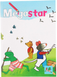 Kinderboek Kikker Megastar kleurboek A4-Multi Color